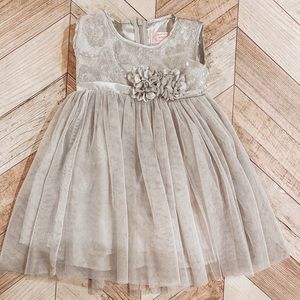 Silver Toddler Dress size 24 months